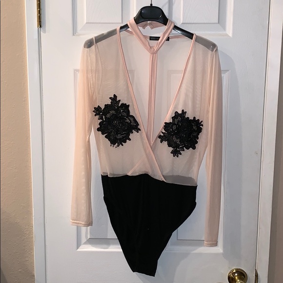 Boohoo Plus Other - BoohooXJordyn Woods sheer bodysuit